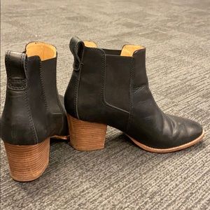 Madewell BLACK Leather Boots